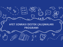 Afet Sonrası Destek Çalışmaları Programı Raporu