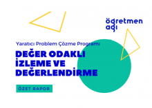 Yaratıcı Problem Çözme Programı Değer Odaklı İzleme Değerlendirme Özet Raporu